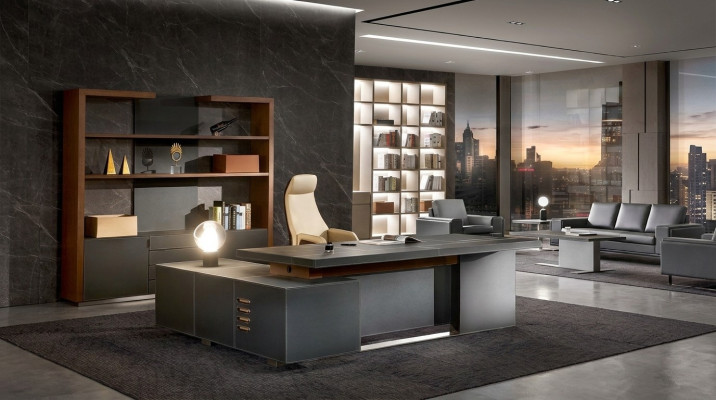 Desk leather office tables designer furniture table furniture armchair