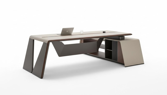 Design office desk table chair furnishings corner desk with chair 2-piece set.