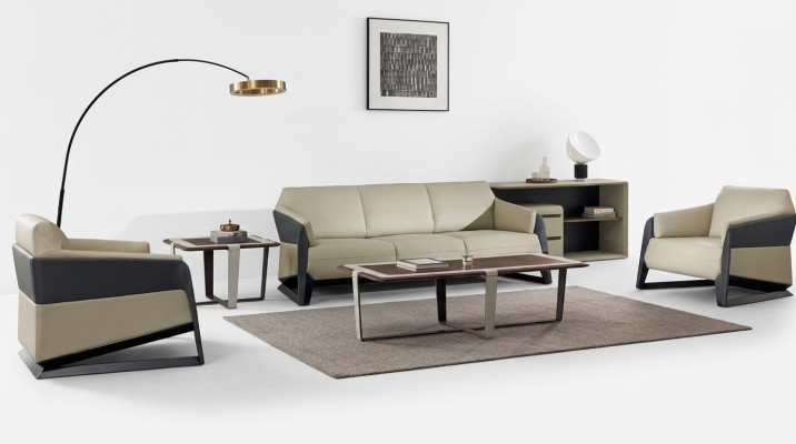 Sofa set 3-1-1 seating set, decorative design sofas, upholstered couches, leather, relax.
