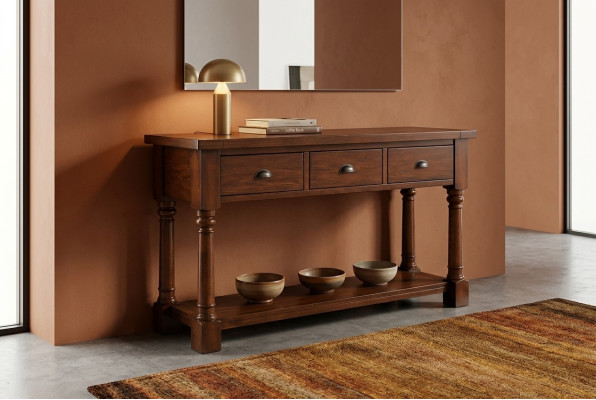 Designer wooden table console console tables console vanity table