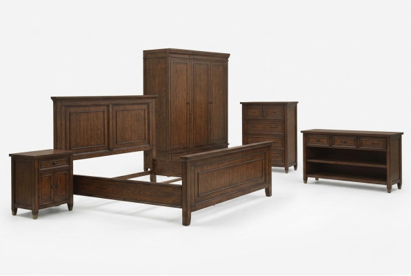 Bed Nightstand Wardrobe 7-piece Bedroom Design Luxury Set Bed Sets