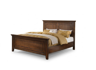 Bedroom 3 pcs. Nightstand Set Design Luxury Bed Wood Double Bed New