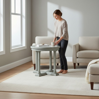 Round side table sofa living room coffee table design tables