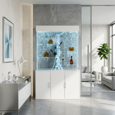 Office partition water wall column water walls partition walls shelf