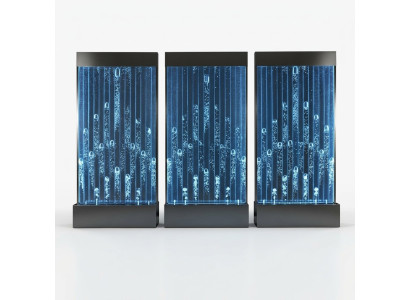 Water Walls Modern Partition LED Water Wall Illuminated Wall