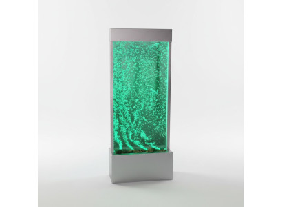 Partition wall designer stainless steel water columns column walls LED wall