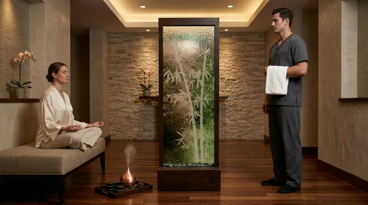 Wall panel LED water wall bubble wall waterwall