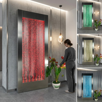 LED water wall bar shelf column water columns counter shelves designer partition XL
