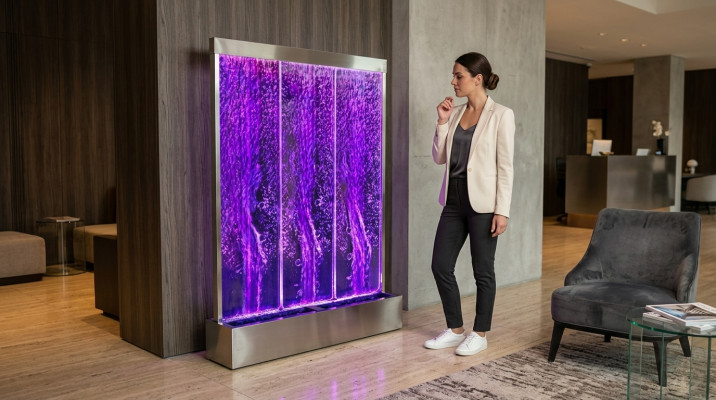 Column walls LED water wall partition water wall water walls