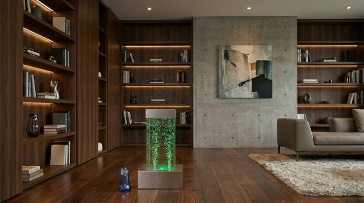 LED column table water column pillar decoration bar store counter water