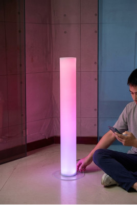 Water Column 12x60 Water Wall Columns Wall Divider LED Illuminated