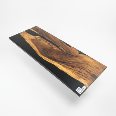 Epoxy resin dining table conference table real wood solid furniture casting resin