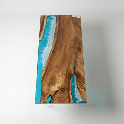 Dining Table River Table Real Wood Solid Epoxy Resin Decorative Tables