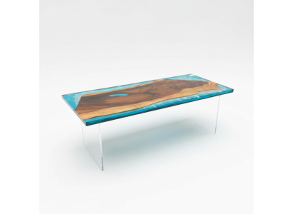 River table dining table solid tables 202x81 epoxy resin sea