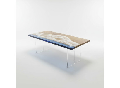 Tables Dining Table Design Table Modern Sea River Furniture 181x81 Epoxy