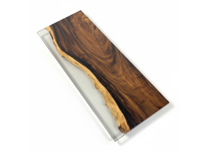 Epoxy resin dining table genuine wood solid furniture waterfall epoxy decorative table