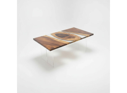 Solid Wood Furniture Dining Table Epoxy Resin Real Epoxy Table Casting Resin