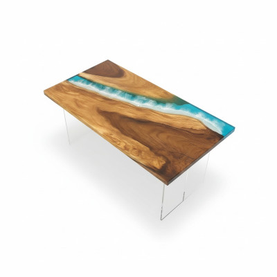 Tables Dining Table Design Table Modern Sea River Furniture 161x81 Epoxy