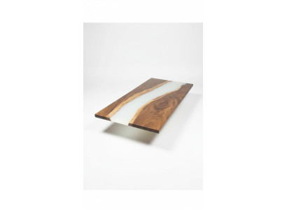 Epoxy resin dining table real wood decor solid furniture waterfall epoxy table