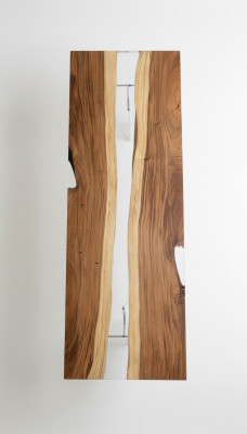 Dining Table River Table Real Wood River Table 240x90 Massive Tables