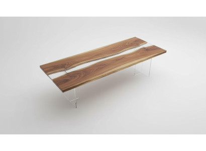 Dining Table River Table Solid Tables 220x80 River Table Sea Waterfall