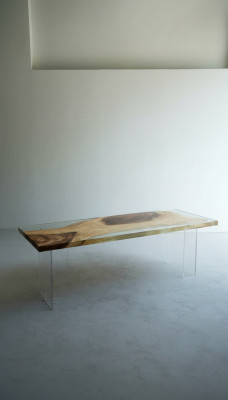 Luxury Design Table Epoxy Resin Tables Dining Table 200x80 Solid Wood Furniture