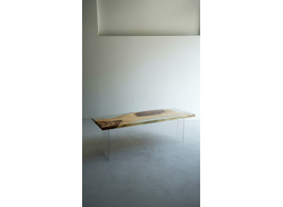 Luxury Design Table Epoxy Resin Tables Dining Table 200x80 Solid Wood Furniture