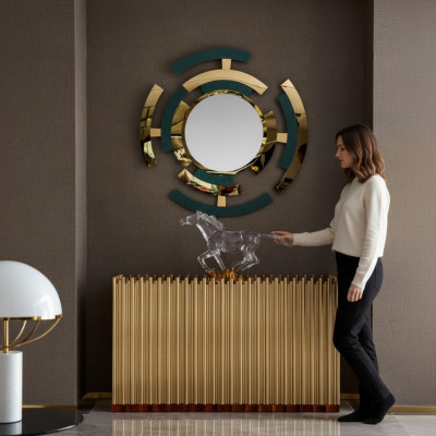 Console sideboard dresser wall hallway table modern console table