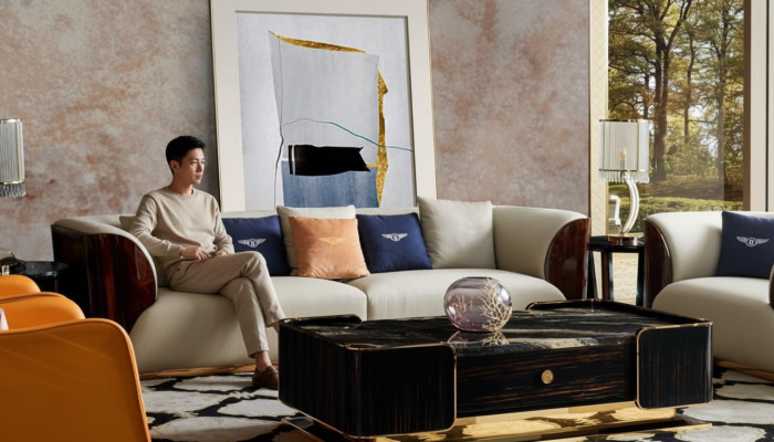 Leather sofa designer couch upholstered sofa couches four-seater furniture living room wood