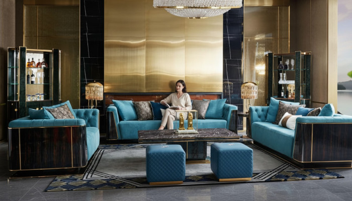Three-seater couch couch upholstery sofa 3 seater textile couches fabric luxury furniture