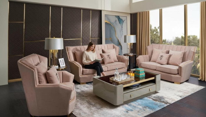 Upholstered Couches Couch Modern Luxury Sofa Set 3+2+1 Seater Design Sofa New