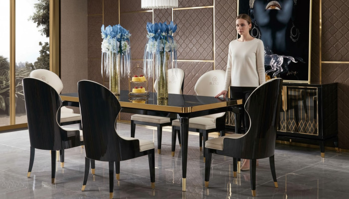 Dining table set dining room living room dining table wood glass furniture