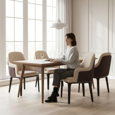 Chair set seat cushion, dining room chair set, modern, reclining, leather, wood