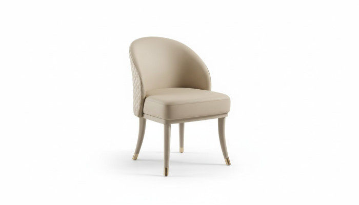 Chair 1x Dining Room Upholstered Chair Television Lounge Club Leather Seat Armchair Luxury