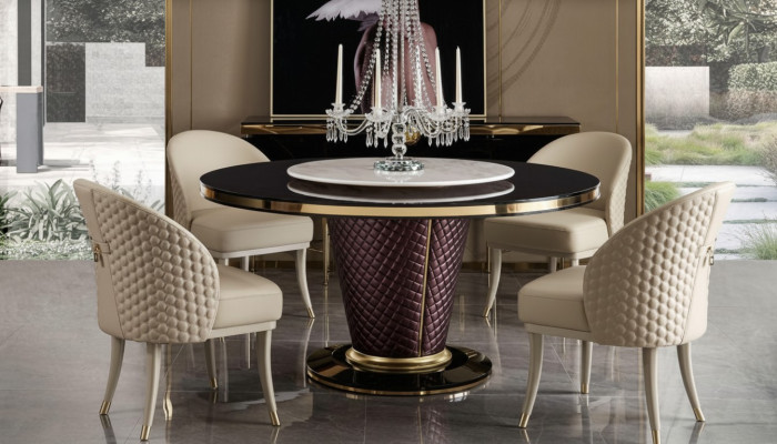 Dining table round table dining room living room set wooden design tables