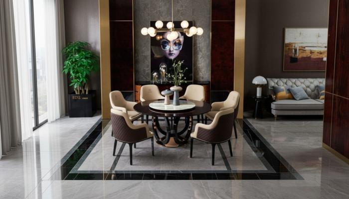 Design Wood Table Round Dining Table Round Dining Tables 150cm Luxury Class