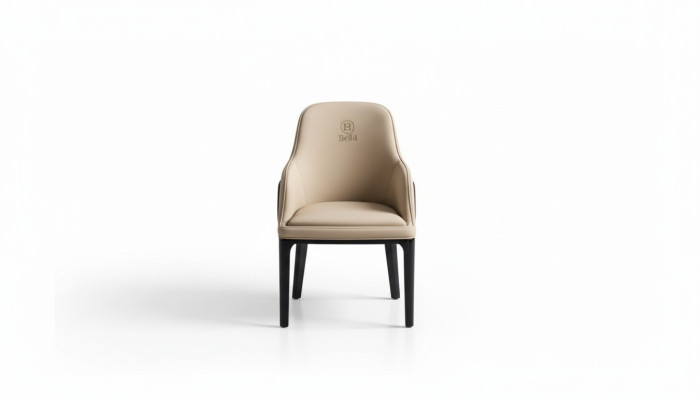 Designer chair, luxury armchair, upholstered chairs, 1x armchair, living-dining room, leather