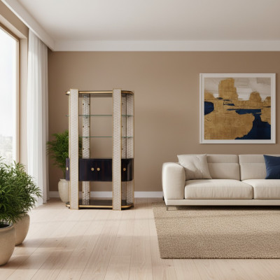 Designer display cabinet, wooden cabinet, cabinets, living room shelves, office shelves, glass cabinet