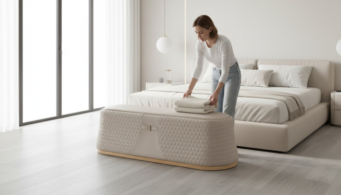 Designer stool footstool side stool ottoman chaise longue bench