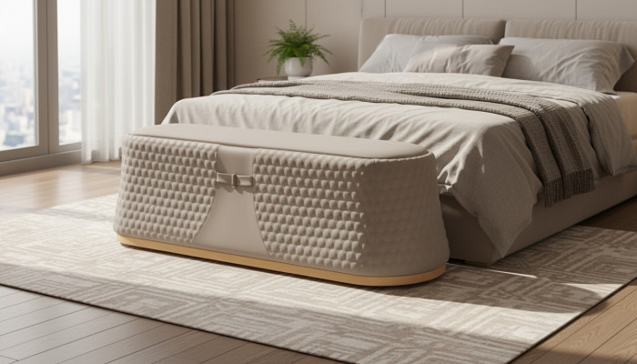 Designer stool footstool side stool ottoman chaise longue bench
