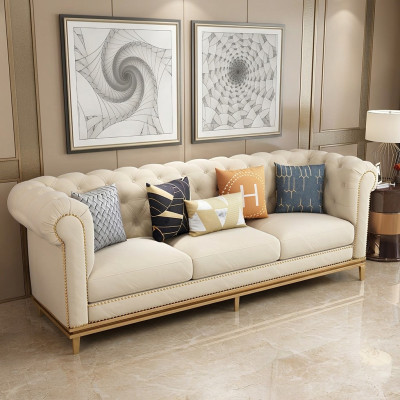 Three-seater couch upholstery design sofa 3-seater seat sofas room white luxury couches