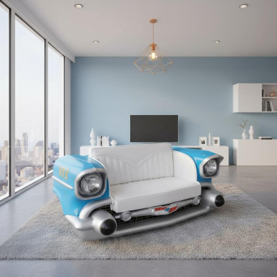 Auto sofa, sofa, couch, diner, Cadillac, USA, decor, America, style, furniture, couches, sofas