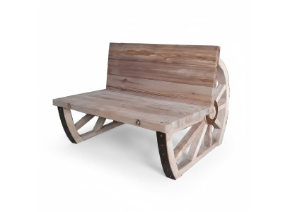 Garden bench wood park bench solid seat garden outdoor furniture 2-seater benches new