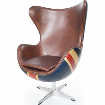 Chair lounge armchair vintage swivel chair executive armchair lounge club leather Jack