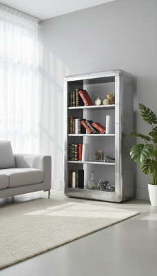 Aviator Furniture Aluminum Shelf Luxury Designer Cabinet Shelves