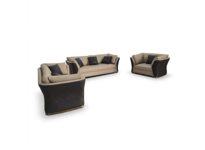 Armchair Design Couch Sofa Relax Lounge Leather Television Luxury Club Upholstery