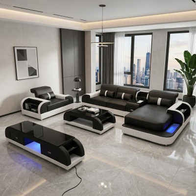 Designer living area L-shape couch corner sofa upholstery suite corner suite sofa