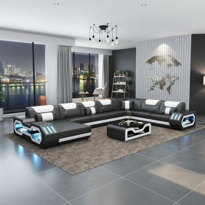 Leather sofa corner sofa set upholstery U-shaped couch sofa design corner suite sofas