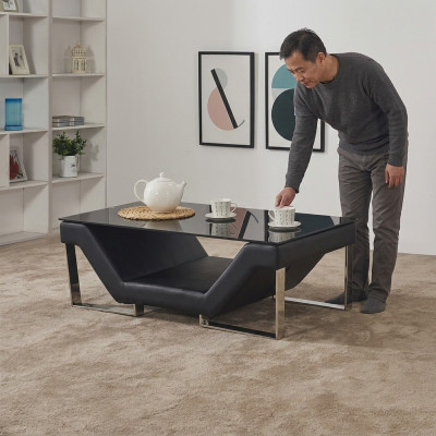 Coffee table glass design side tables living room table