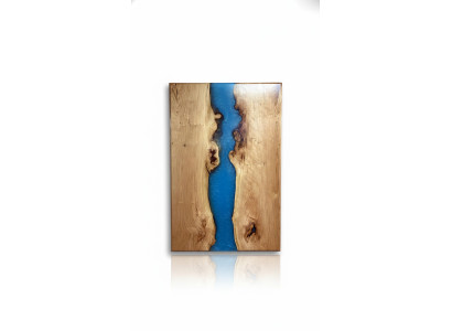 Dining Table River Table Solid Wood Tables 220x100 River Table Sea Waterfall Epoxy Resin
